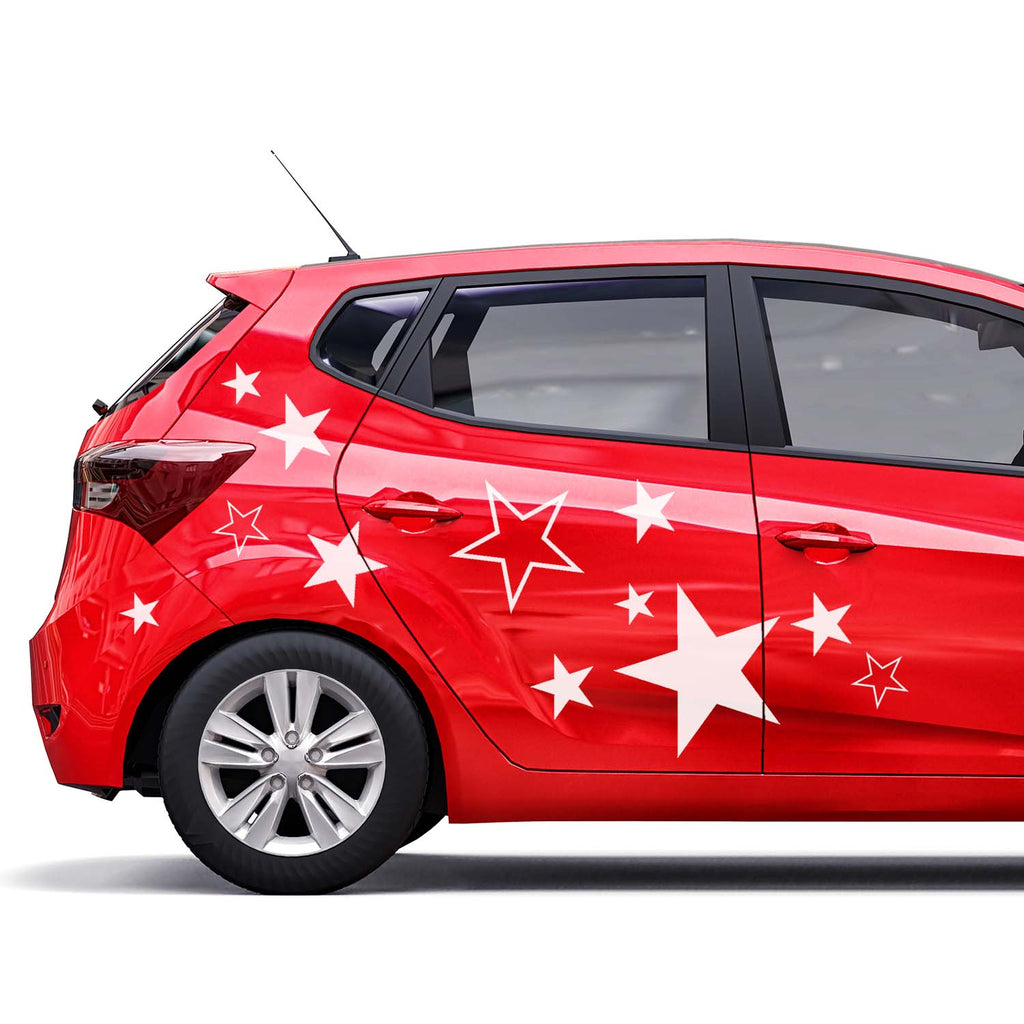 Dekoratives Autoaufkleber Sterne Set jetzt online sichern – FOTOFOL