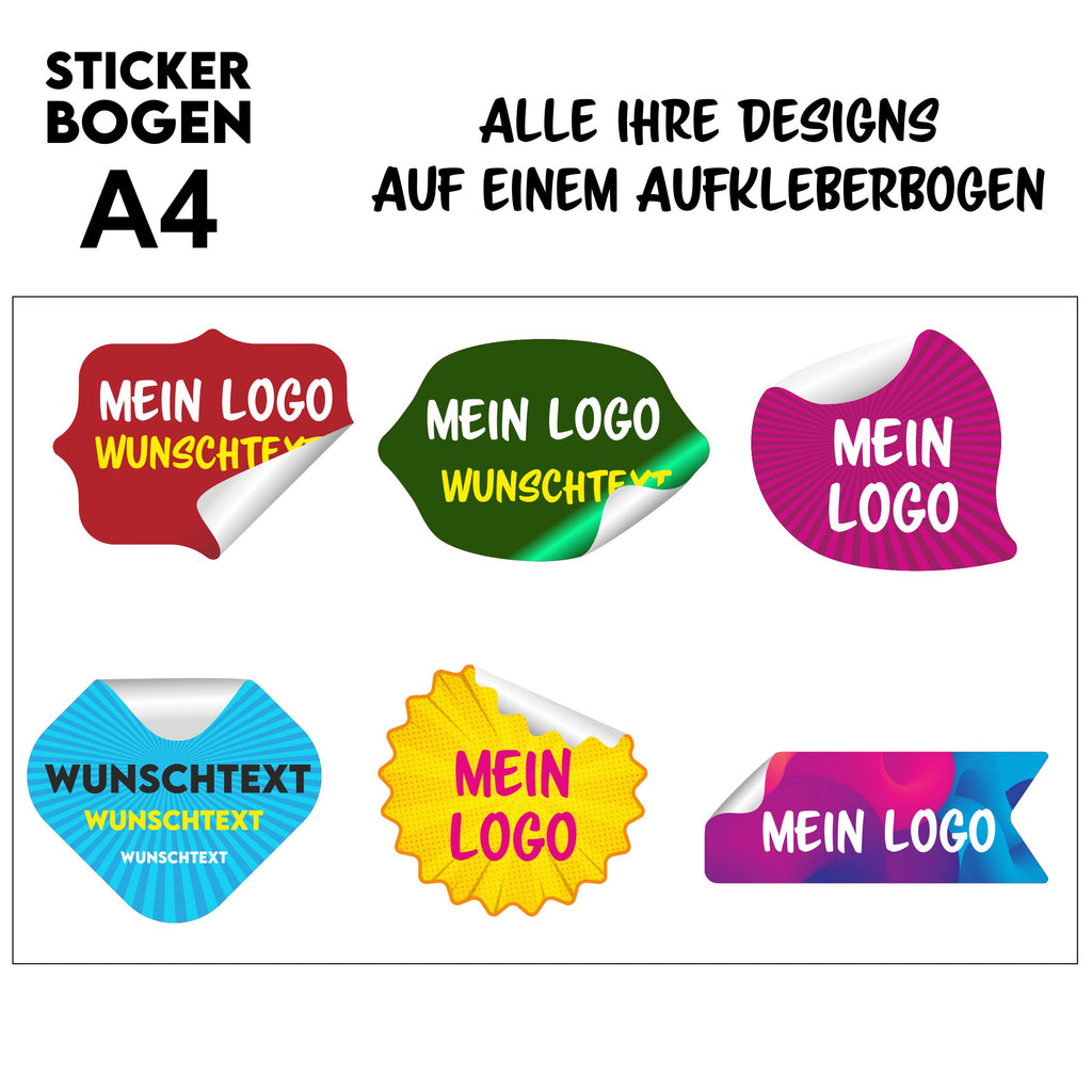 Individuelle personalisierte Aufkleber Sticker jetzt sichern – FOTOFOL