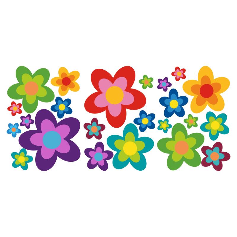 Aufkleber Set Hibiskus Blumen Auto Sticker – FOTOFOL