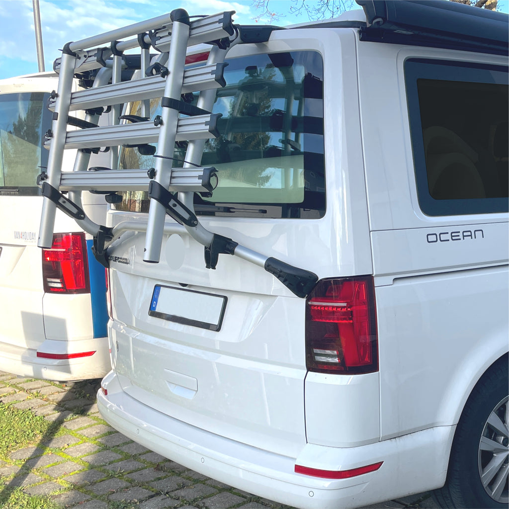 Schutzfolie Auto Fahrradträger Radträger Heckträger + Ladekante passend für  VW Bus Multivan T6
