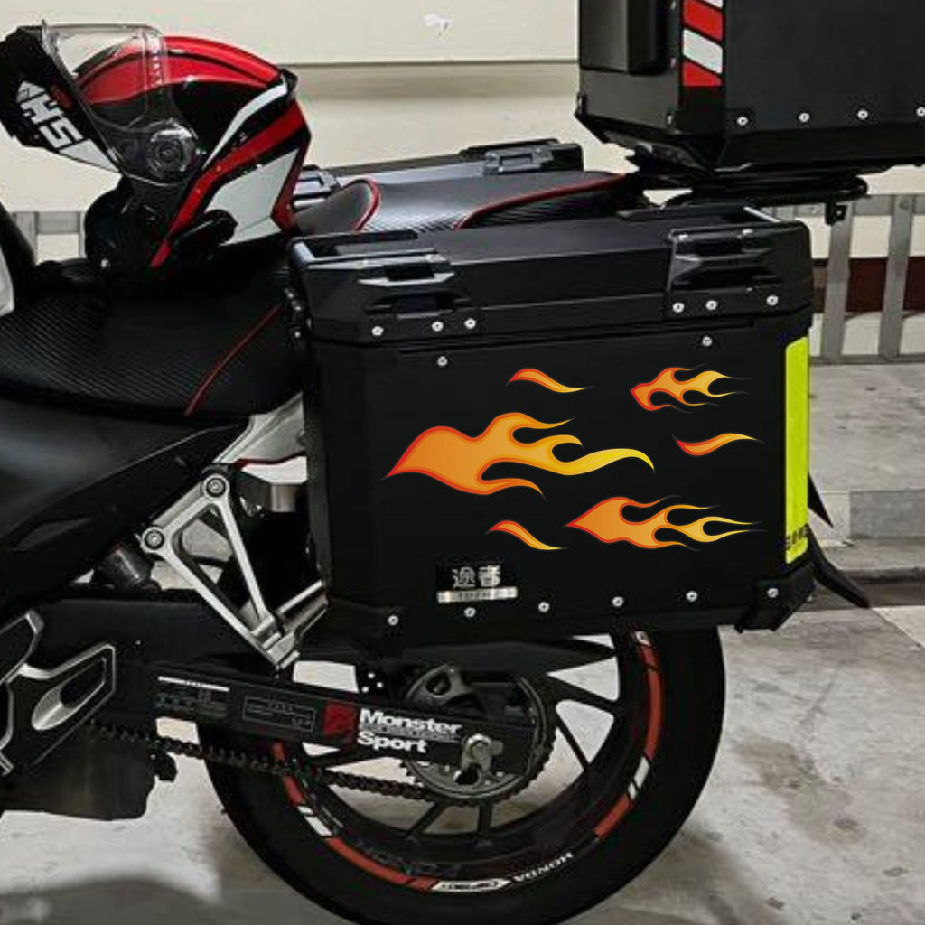 Sinknap 2pcs Eagle Flame Auto Fahrzeug Motorrad Reflektierende Aufkleber  Aufkleber Dekoration