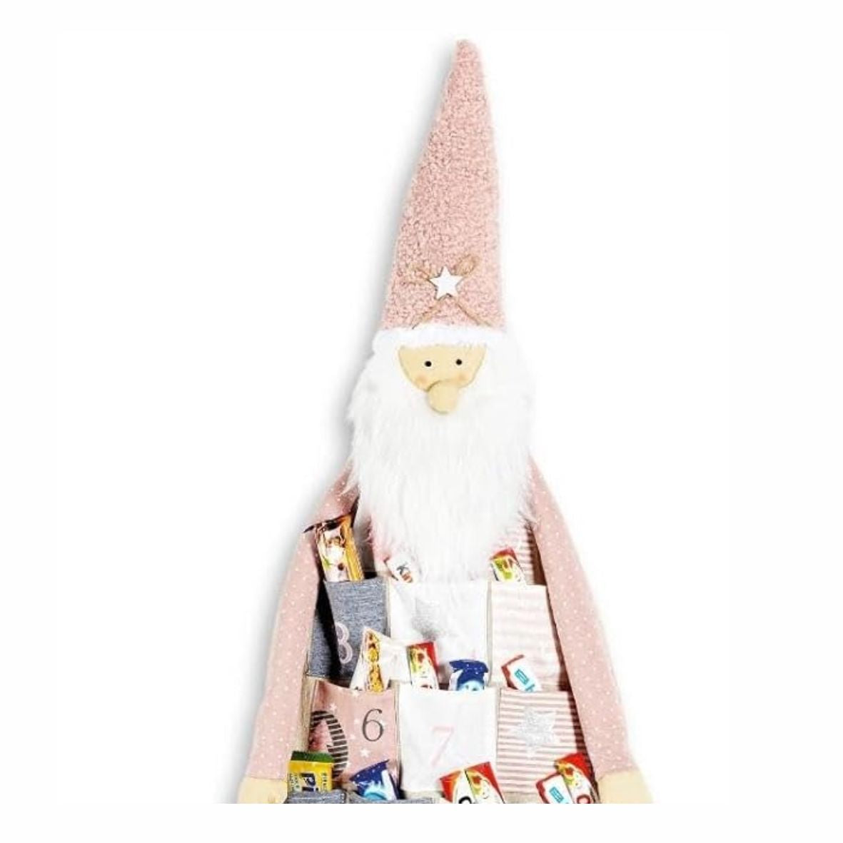 Adventskalender Nikolaus aus Textil 47x130x4cm