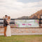 Hochzeit Banner "Pastell Rosen" - Personaliserung mit Namen, Datum und Wunschtext