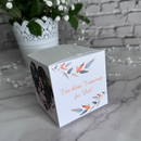 Geschenkbox personalisiert - Blätter