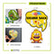 Lustige Aufkleber Monster Set  Mülltrennung - Gelber Sack, Altglas, Altpapier, Restmüll, Biomüll- für Innen