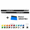 Seitenstreifen Aufkleber Set passend für Fiat Abarth 500 595 - Dekorstreifen online kaufen