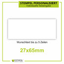 Personalisierter Stempel mit Wunschtext