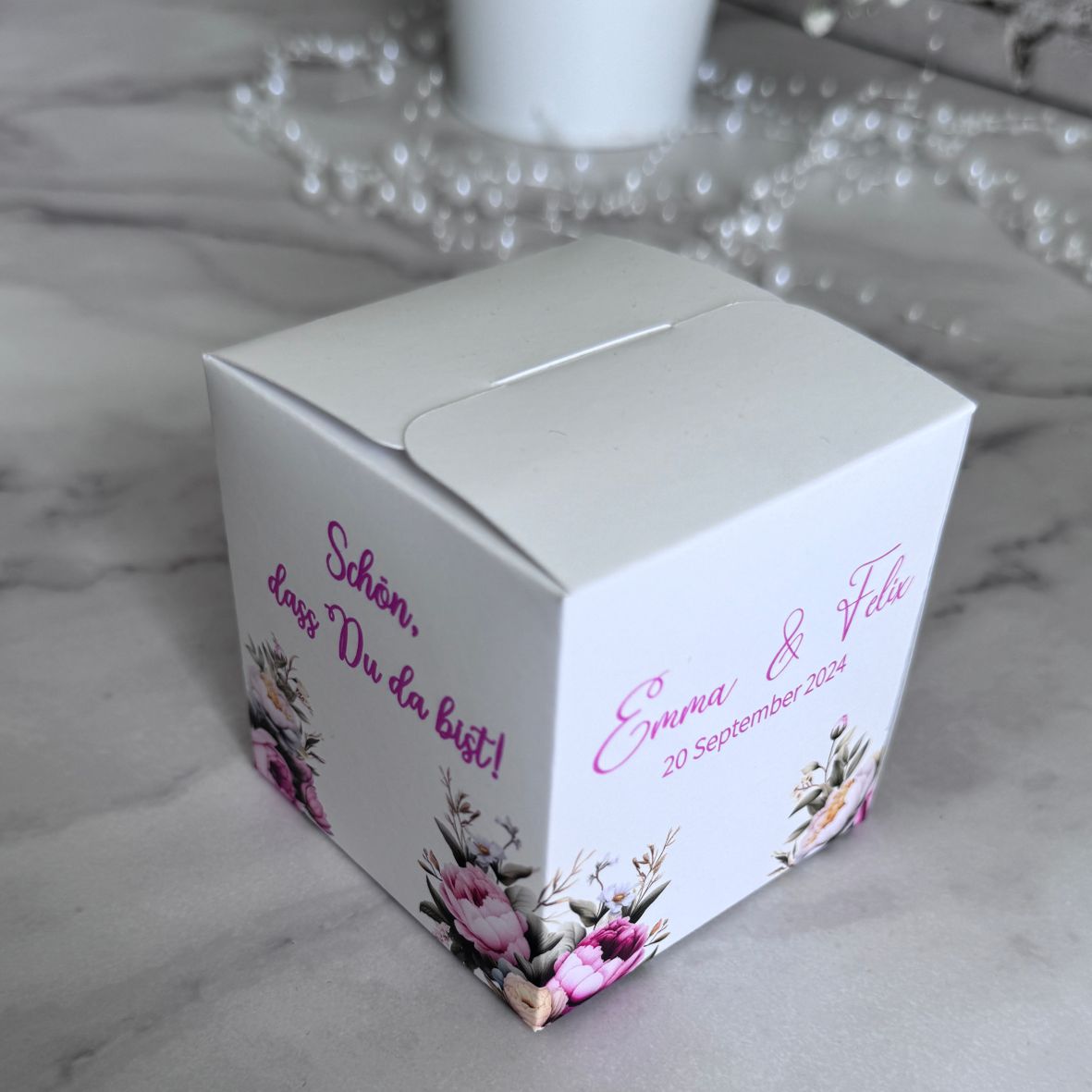 Geschenkbox personalisiert - Frühling