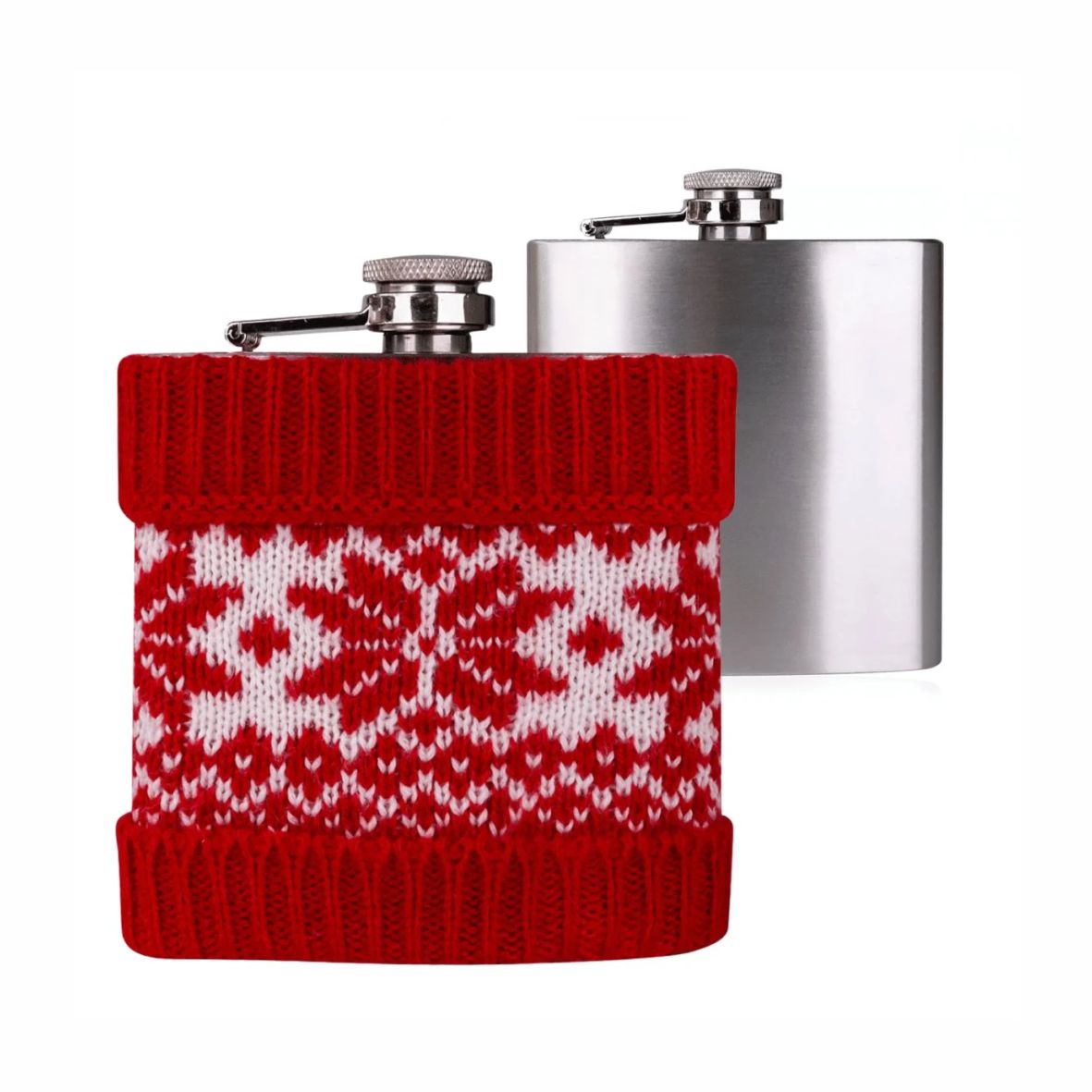 Geschenkset Alpine Chic -  Duschgel + Flachmann