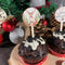 Weihnachten Cupcake Stecker 12er Set aus Holz mit Aufklebern