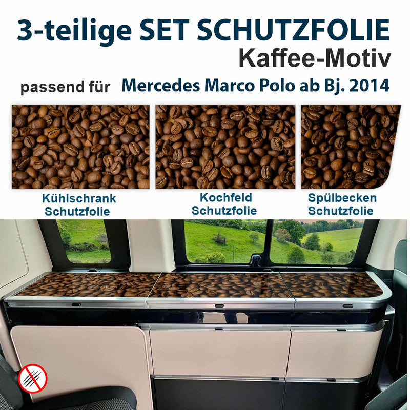 Schutzfolien-Set passend für Mercedes Marco Polo ab Bj. 2014