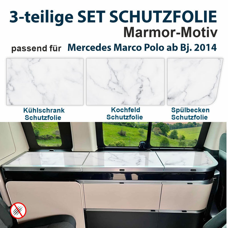 Schutzfolien-Set passend für Mercedes Marco Polo ab Bj. 2014