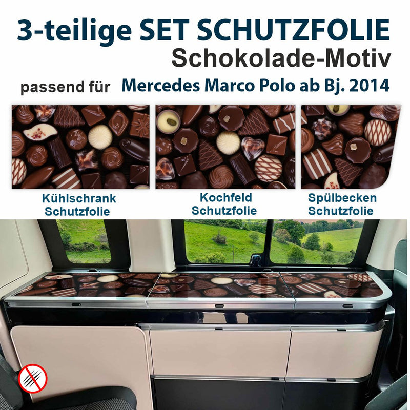 Schutzfolien-Set passend für Mercedes Marco Polo ab Bj. 2014