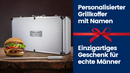 Grillkoffer Personalisiert mit Gravur I ‎Grillzubehör 30-teilig Personalisiert mit Grillzange, Spießen, Steakmesser I Geschenkidee Vater Geschenke für Männer