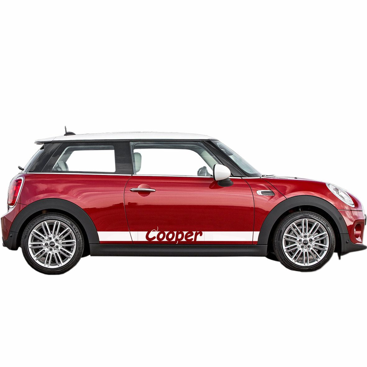 Seitenstreifen Mini Cooper "Cooper" Aufkleber  Auto Sticker 180 x 19 cm