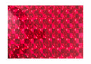 DIN A4 Plotterfolie Folie Hologramm rot/red Multi Lens Spiegel Silhouette