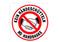Aufkleber Sticker KEIN HÄNDESCHÜTTELN NO HANDSHAKE Corona (2 Stück)