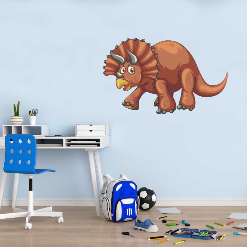 Wandtattoo Kinderzimmer Triceratops