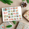 Aufkleber  GNOME Set Adventskalender Zahlen - Sticker für Kalender für Weihnachten