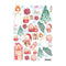 Aufkleber Weihnachtssticker Set | Weihnachtspost, Weihnachtspost, Wunschzettel Geschenkaufkleber selbstklebend