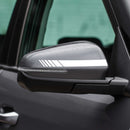 Auto Rückspiegel Aufkleber mit Streifen Design - 6 Einheiten mit unterschiedlichen Breiten