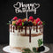 CAKE TOPPER "Happy Birthday" aus Holz - Tortendeko & Kuchendeko