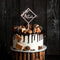 CAKE TOPPER  Wunschname personalisiert Quadrat- Tortendeko & Kuchendeko