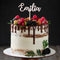 CAKE TOPPER  Wunschname personalisiert- Tortendeko & Kuchendeko