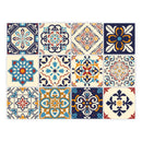 12 Stück Fliesenaufkleber Set - Fliesenfolie für Küche und Bad, Mosaikfliese Klebefolie - Sticker Selbstklebend Fliesen – Mosaik Fliesen