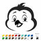 Aufkleber Sticker Pinguin passt für IKEA ANTILOP MAMMUT Kinderstuhl Hocker Kinder
