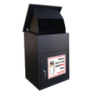 Paketbox Aufkleber - "Pakete bitte in die PAKETBOX legen" - Paket Box Kennzeichnung