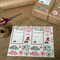 Set Aufkleber Weihnachten Geschenkaufkleber selbstklebend - Etiketten für Geschenke - Sticker Aufkleber Etiketten Geschenkaufkleber Verpacken