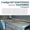 Schutzfolie Auto transparent - passend für VW T6.1 oder T6 California  Deckel Kühlschrank Kochfeld  Spülbecken California Coast Ocean Bulli