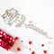 Personalisierte Rose aus Holz mit Wunschname - Geschenk zum Valentinstag, Geschenk zum Muttertag - Holzdeko