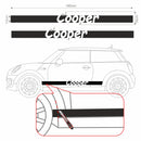 Seitenstreifen Mini Cooper "Cooper" Aufkleber  Auto Sticker 180 x 19 cm