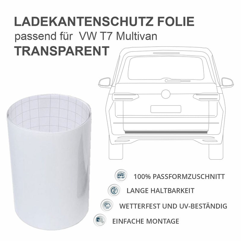 Schutzfolie für Ladekante und Stoßstange VW-T4, Schutzfolie