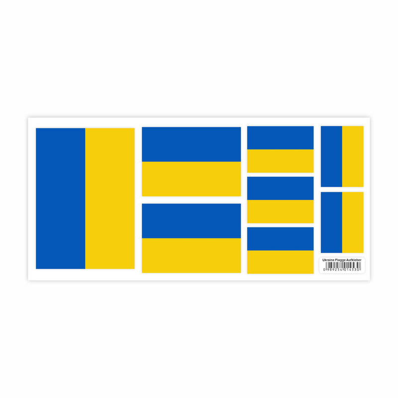 Zeig deine Liebe zur Ukraine Aufkleber-Set online kaufen – FOTOFOL