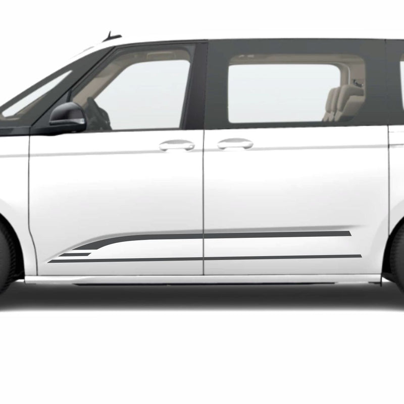 Seitenstreifen Edition mit Wunschtext passend für VW T7 Multivan