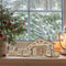 Bastelset Weihnachtskrippe aus Birkensperrholz - Krippe, Krippenfiguren zum bemalen