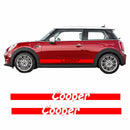 Seitenstreifen Mini Cooper "Cooper" Aufkleber  Auto Sticker 180 x 19 cm